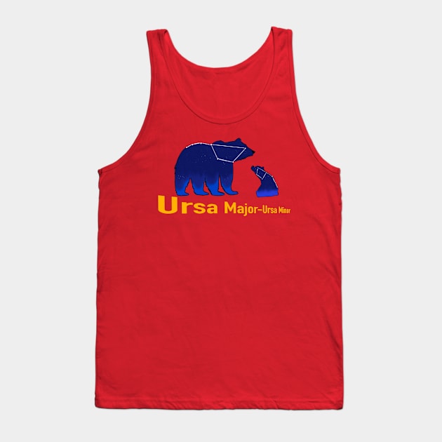 Ursa major ursa minor Tank Top by Zagalar